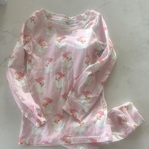 Mary Square Santa pink pajamas